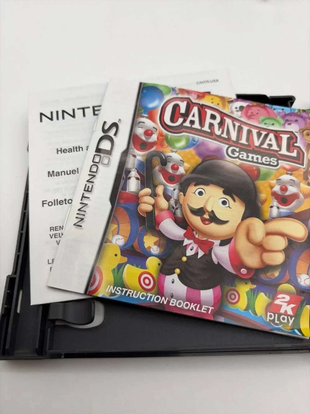 Carnival Games Nintendo DS 2006 Complete Game w/ Case Tested Working